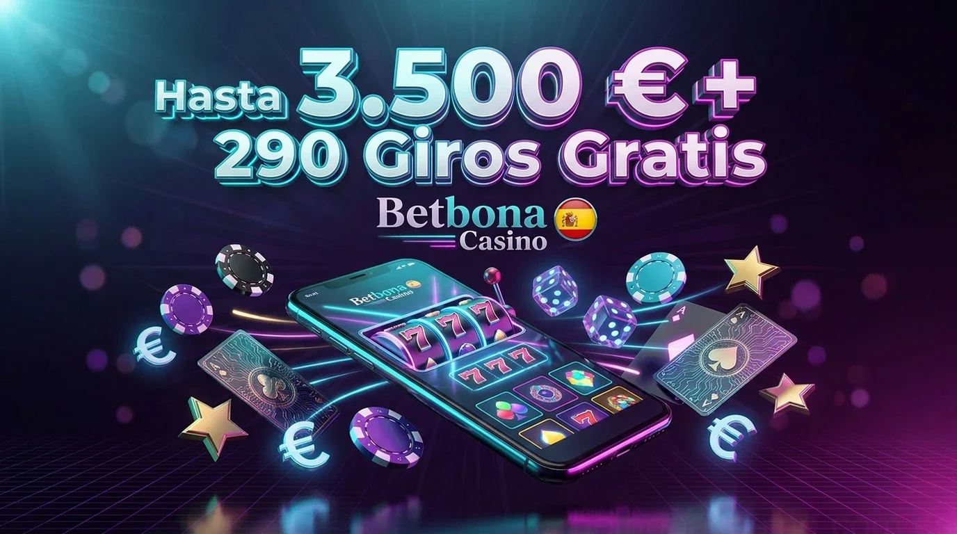 Hasta 3.500 €+ 290 Giros Gratis